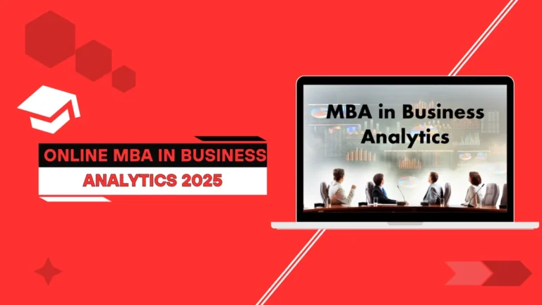Online MBA in Business Analytics 2025