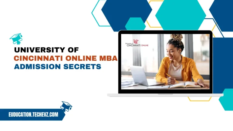 University of Cincinnati Online MBA Admission Secrets